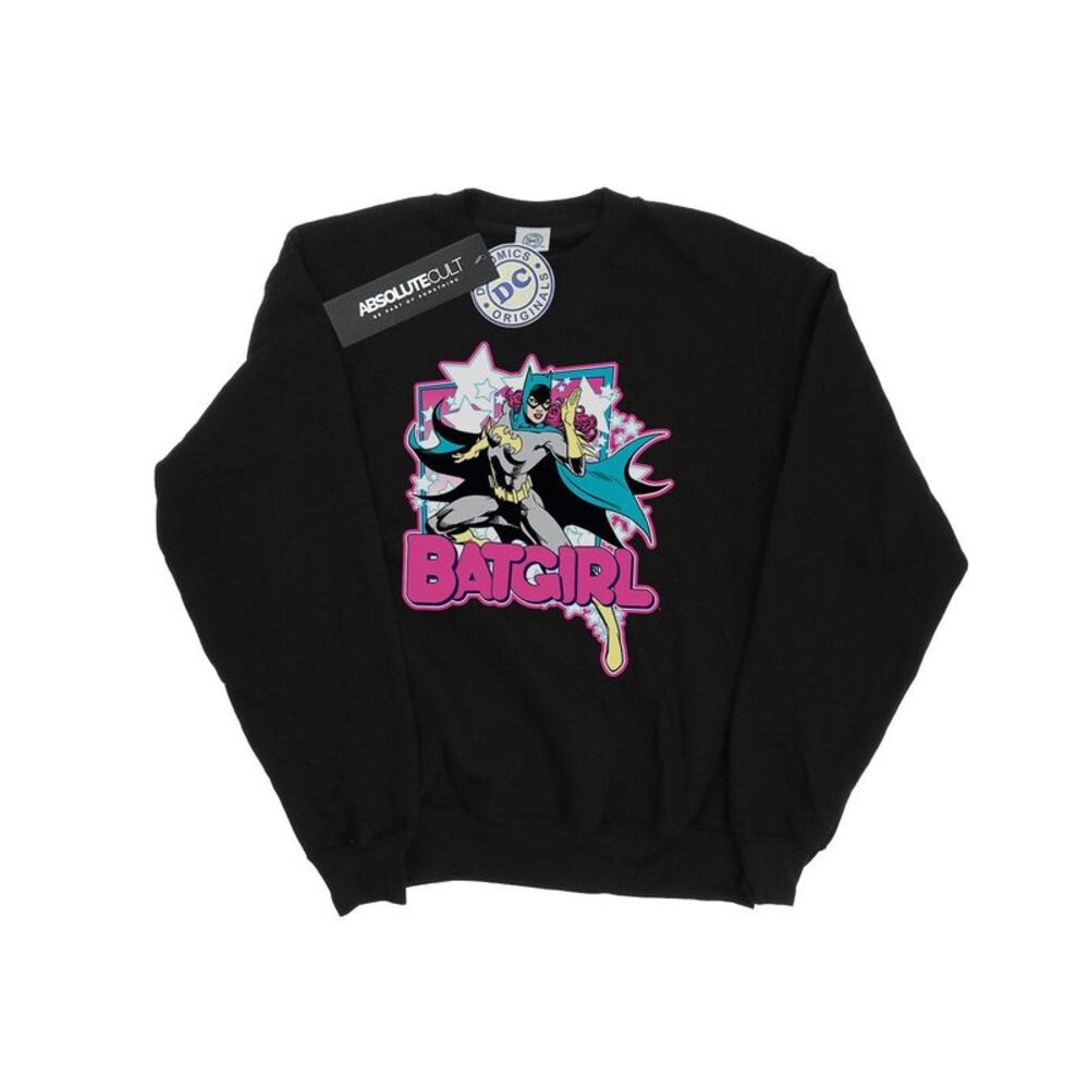DC Comics Girls Batgirl Leap Sweatshirt / Black